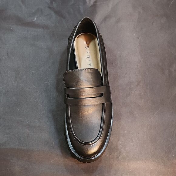 BRAND NEW SPRIT  WOMEN'S SAGAN FAUX LEATHER  LUGGED SOLE PENNY LOAFERS - Picture 15 of 16